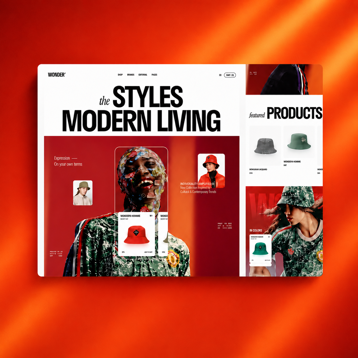 Ecommerce & Retail website design 02