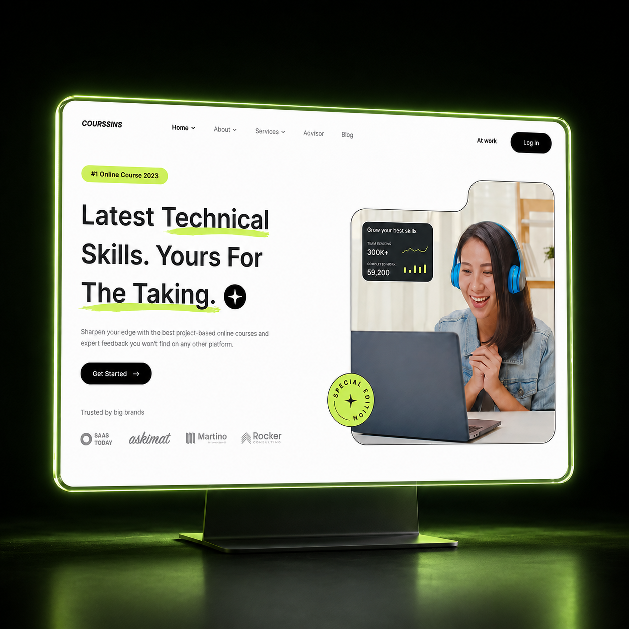Education & Learning website design 05