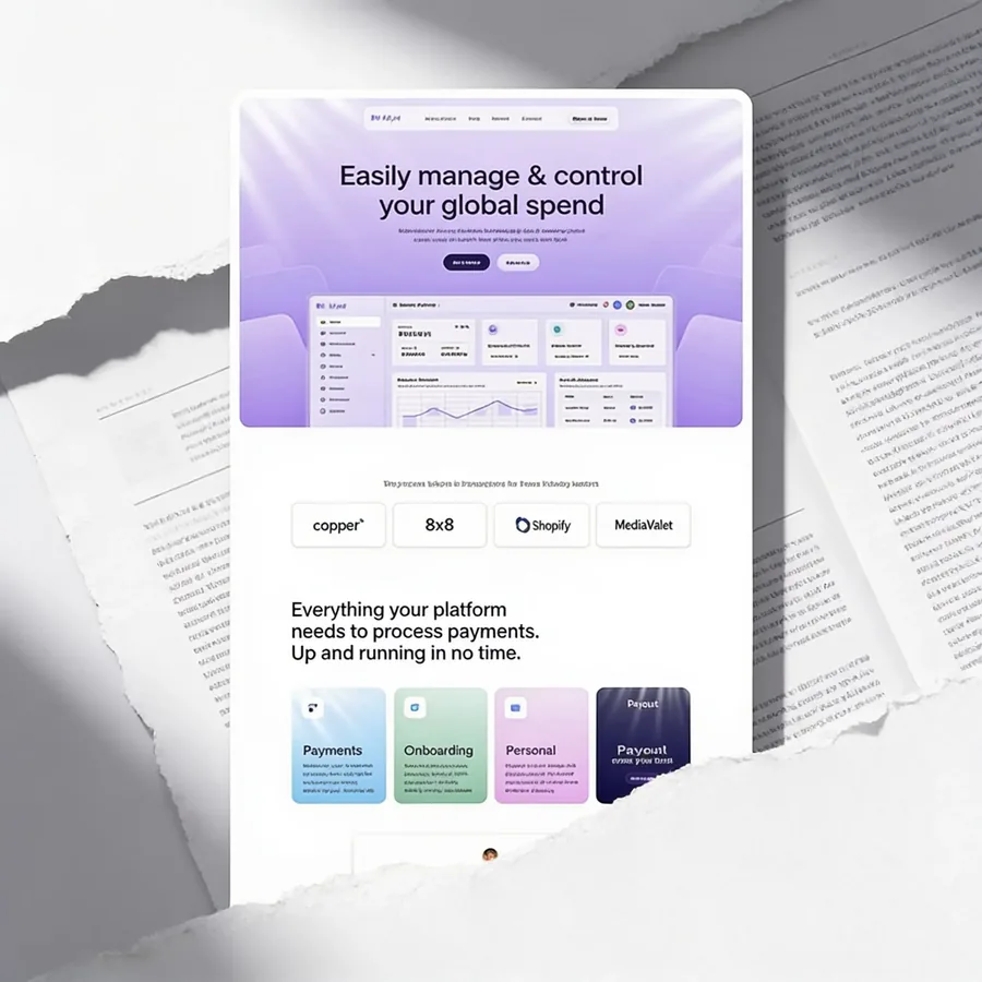 Finance & Fintech website design 03