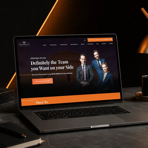 Law website design 06