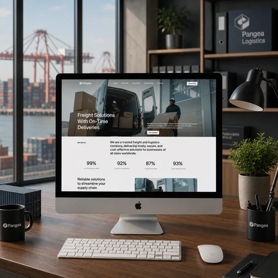 Logistics & Mobility website design 02