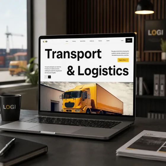 Logistics & Mobility website design 04