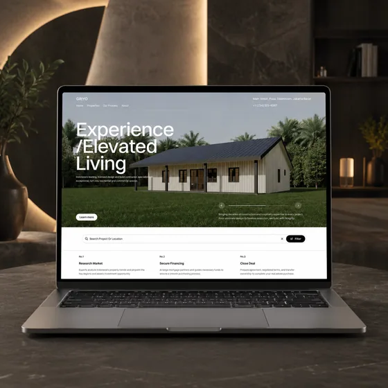 Real Estate website design 01